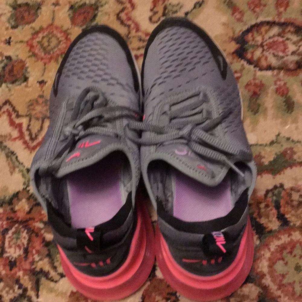 Nike Air27C Gray and Hot Pink 6.5Y